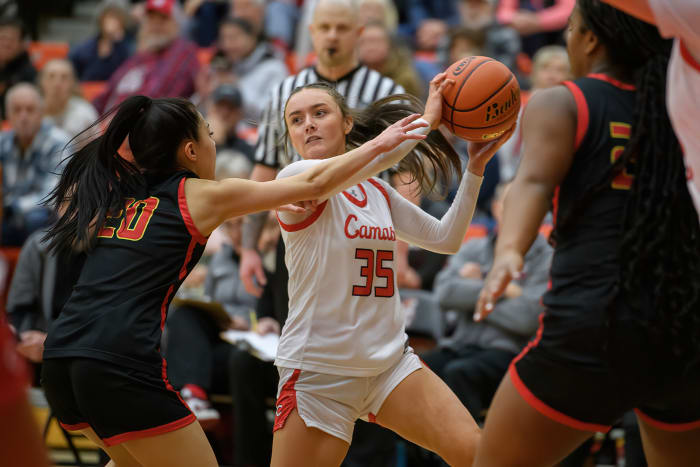 2022-23 Washington girls basketball: Kamiakin at Camas in Class 4A regionals at Battle Ground High School
